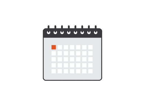 Imagen con un calendario y texto explicando que la PIRA puede observarse en los pacientes con EMRR durante los primeros 3 años posteriores al diagnóstico