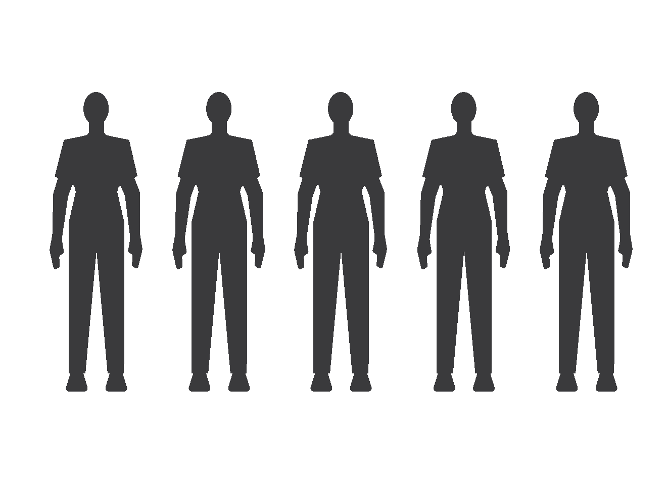 "Illustration mehrerer Menschen neben dem Text: Ungefähr 30 %–40 % der behandelten Patient*innen entwickeln innerhalb von 12 Jahren nach RRMS-Diagnose eine SPMS"